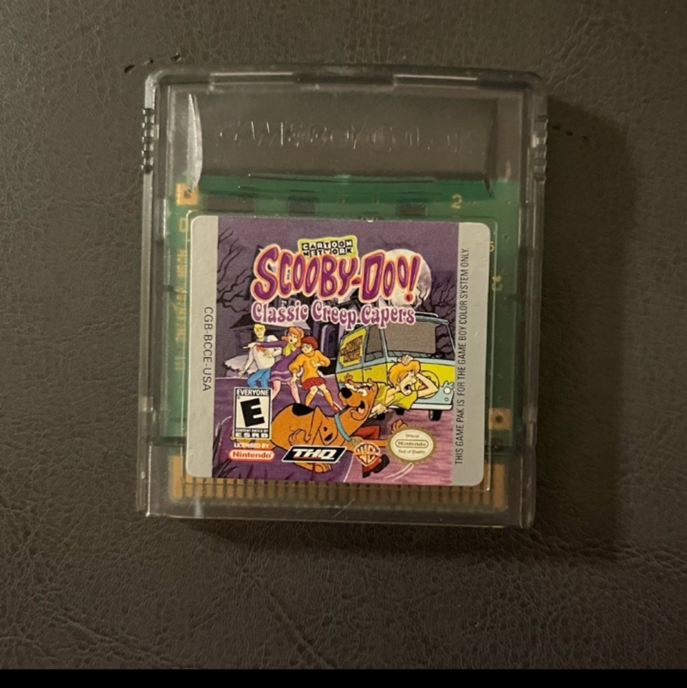 Game Boy Color Game - Scooby Doo Classic Creepy Capers